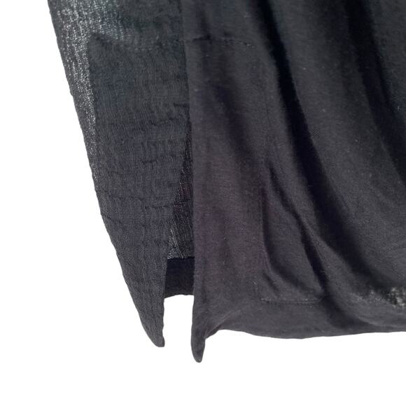 Helmut Lang Black Drapey Back Long Tunic Top size P Small - Picture 4 of 6